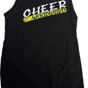 Black Cheer Woodward Tank Top
